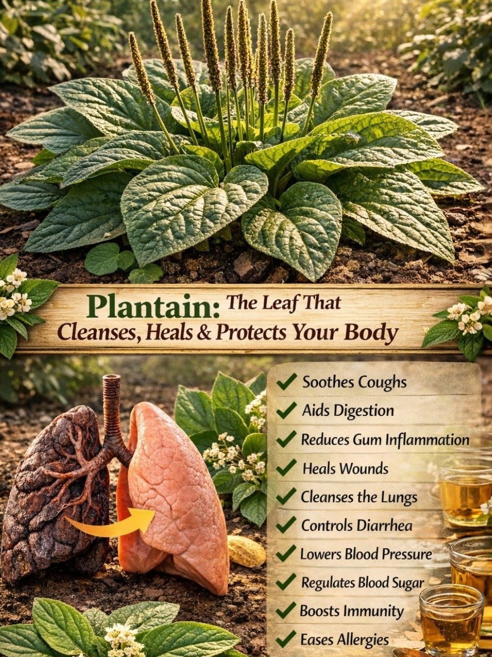 Stop Weeding, Start Healing: The Unexpected Power of Llantén (Plantago Major) You've Been Missing Out On!