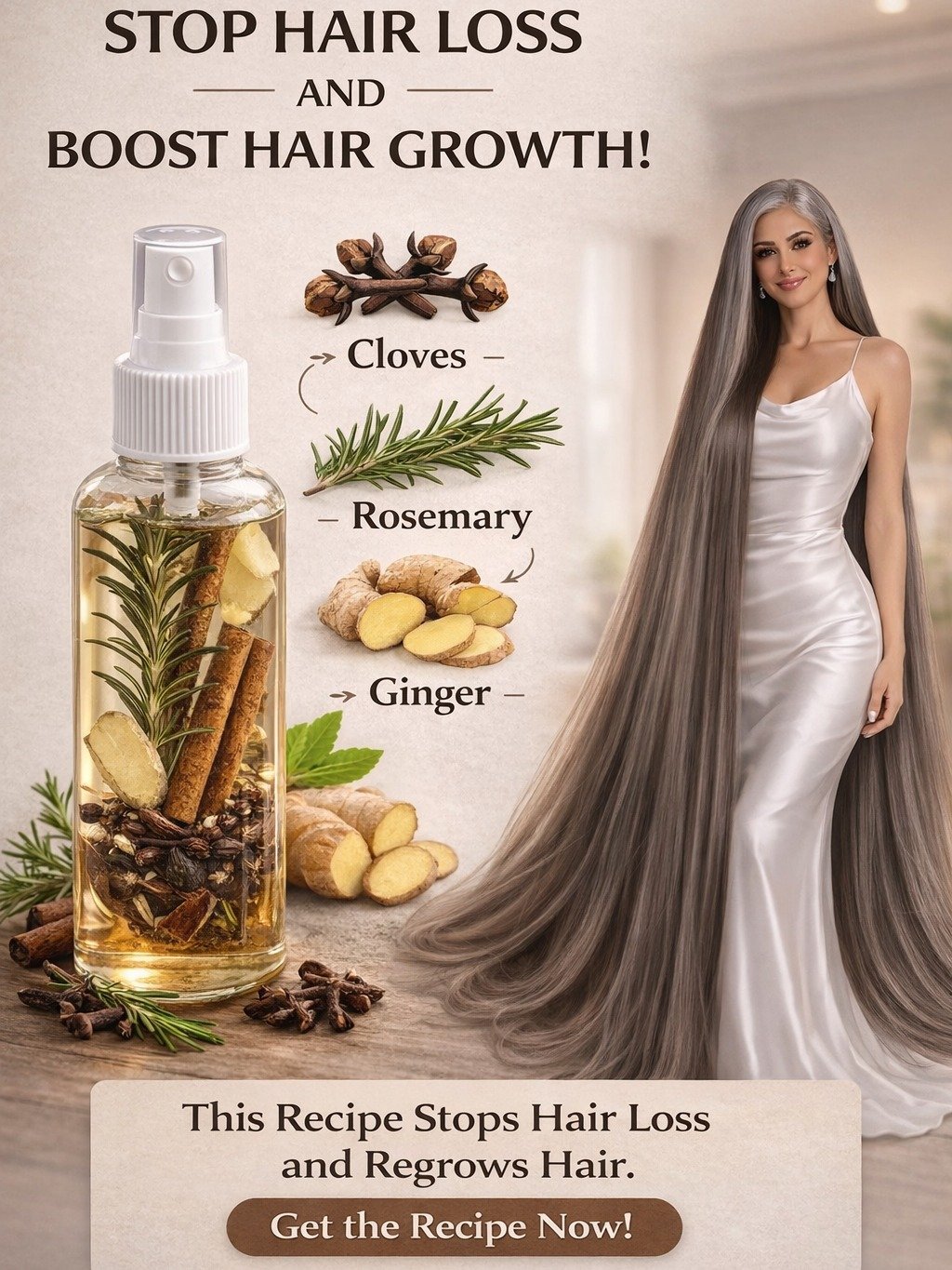 Don't Miss This! The 3-Ingredient Tonic That Will Transform Your Hair: Stop Hair Fall & Boost Growth Naturally