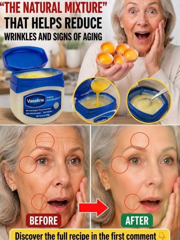 The Viral $2 Overnight Miracle: Why Egg Yolk & Vaseline Are Erasing Wrinkles While You Sleep
