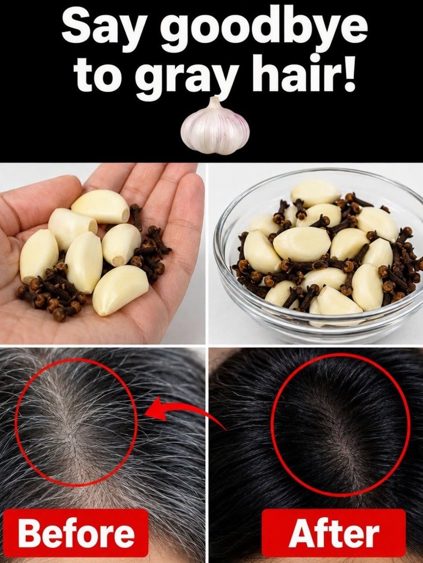 Unlock Your Hair's Natural Radiance: This Hidden Kitchen Duo Could Transform Graying Strands!