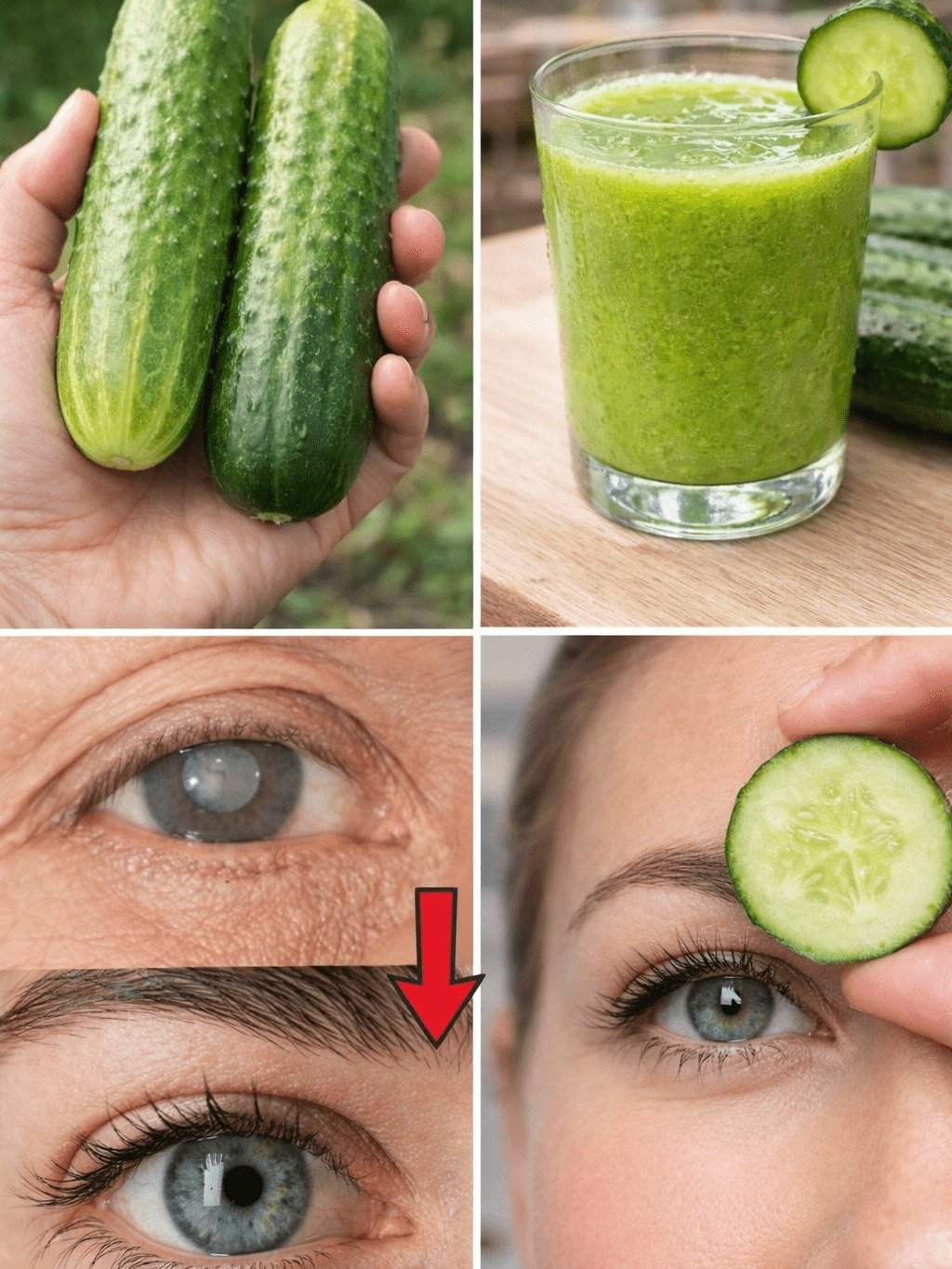 Tired Eyes? This 1-Tablespoon Daily Cucumber Secret Could TRANSFORM Your Vision & Comfort!