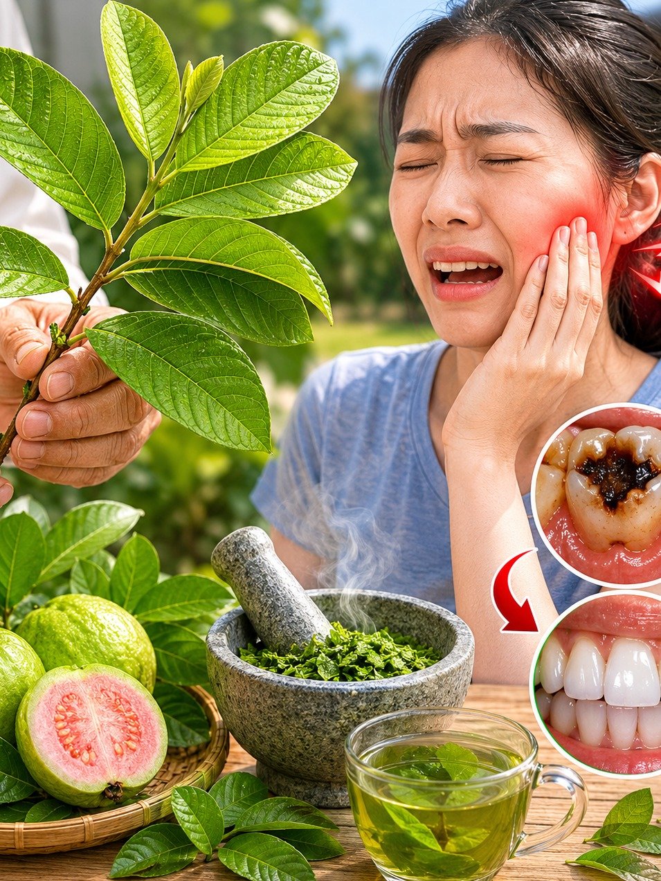 The Ancient Secret Your Dentist WON'T Tell You? 3 Guava Leaf Hacks for a Sparkling, Healthy Mouth!