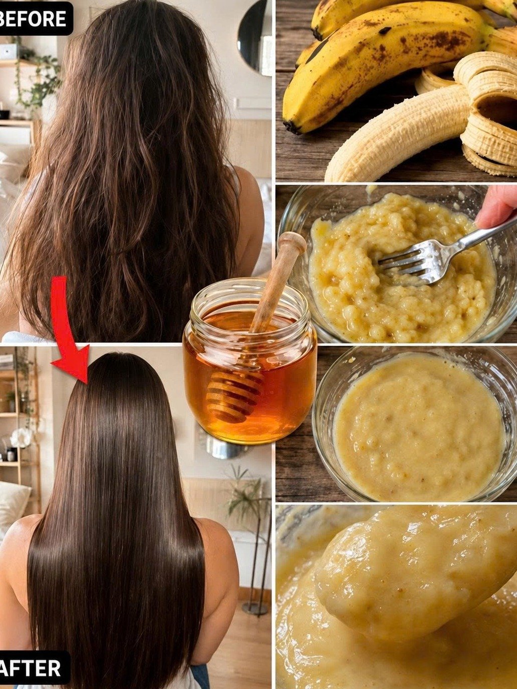 Japanese Secret Revealed: Unlock Insanely Smooth Hair with This DIY Banana Keratin Mask!