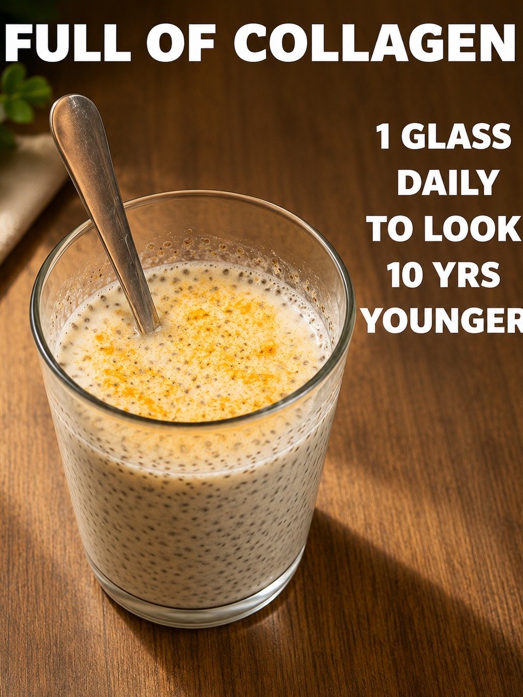 Unlock Ageless Radiance: The Secret DIY Clove & Chia Drink for Viral Glowing Skin (Don't Miss Out!)