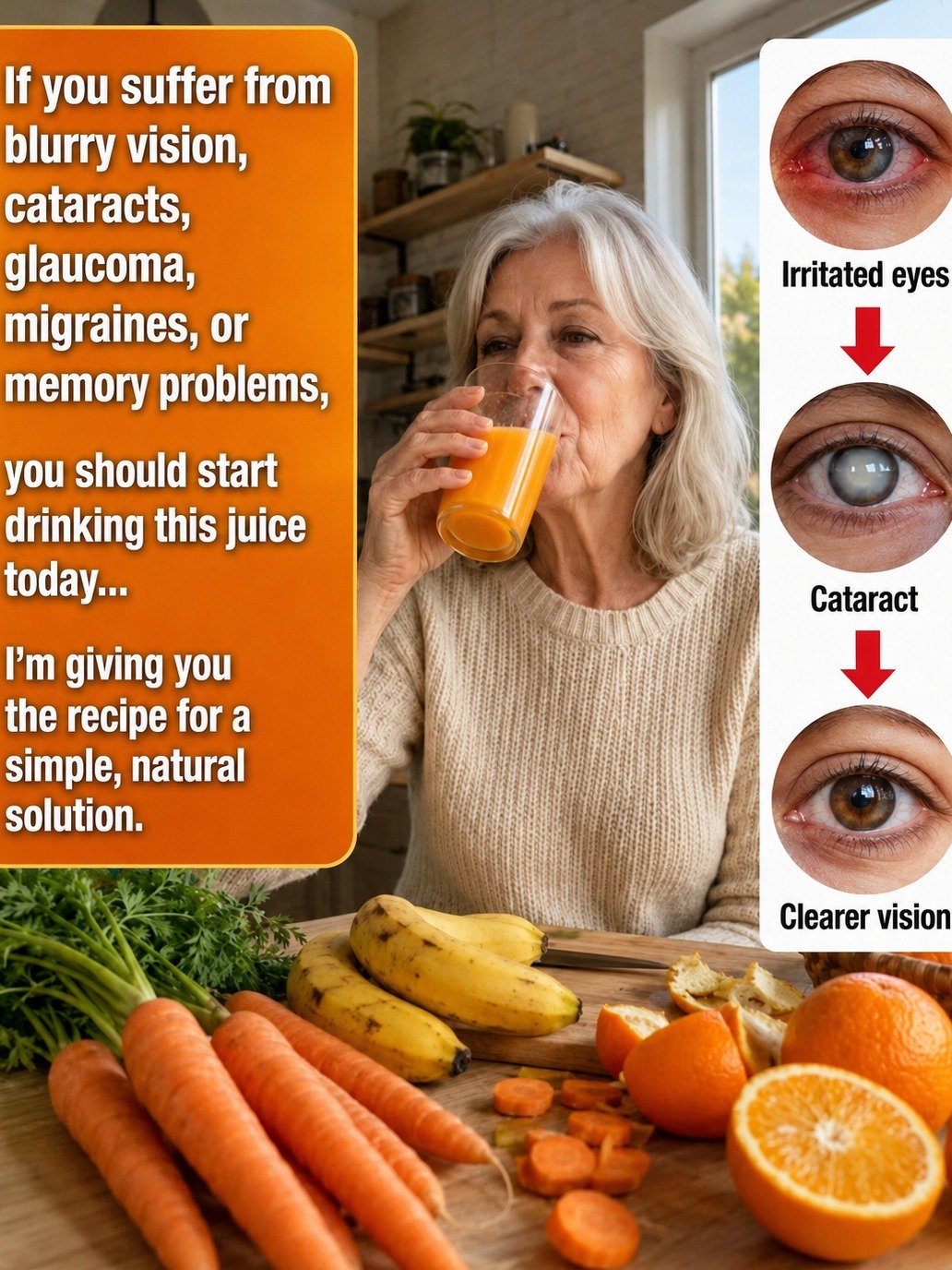 👁️🧠 The 4 "Secret Weapon" Juices That Could Transform Your Vision & Sharper Memory (Don't Miss Out!)