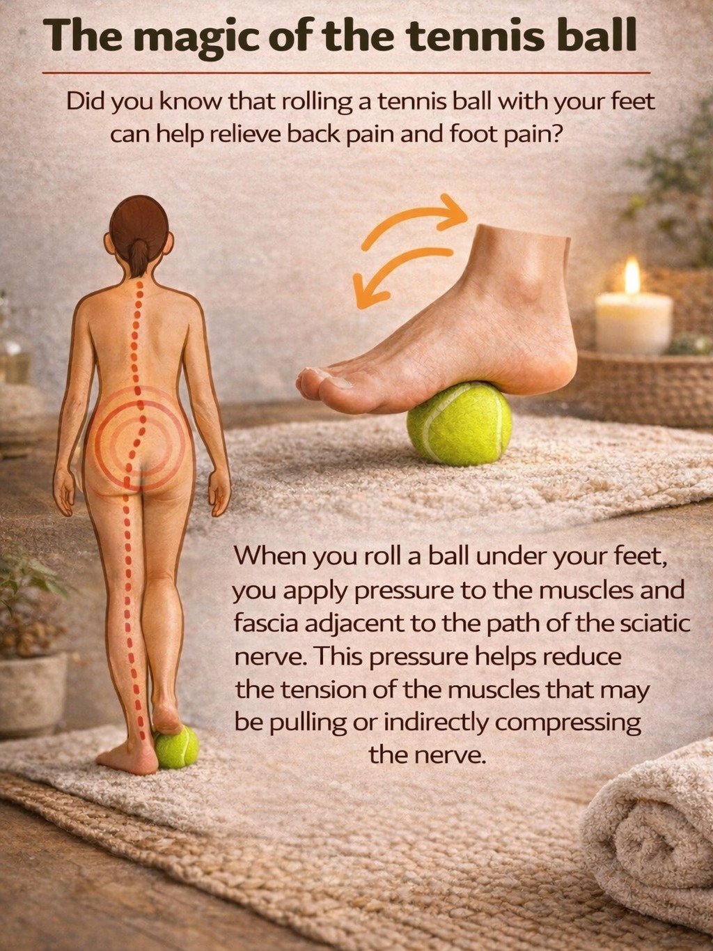 Forget Expensive Treatments: This 2-Minute Tennis Ball Hack Erases Foot & Back Pain Like Magic!
