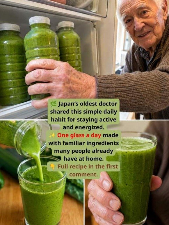 The Shocking 3-Ingredient 'Green Glass' Japan's Oldest Doctor Swears By to Instantly Eliminate Sluggishness