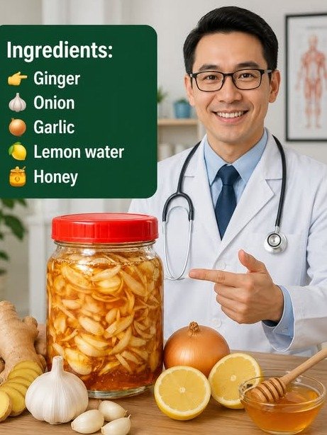 The 4-Ingredient Secret Tonic Grandmas Swore By: Instantly Boost Your Vitality and Beat Seasonal Woes! 🍋🧄🌿