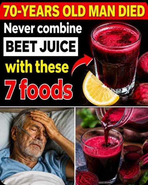 WARNING: If You're Over 60, Mixing Beet Juice With THESE 7 Foods Is a DISASTER (And You Don't Even Know It)