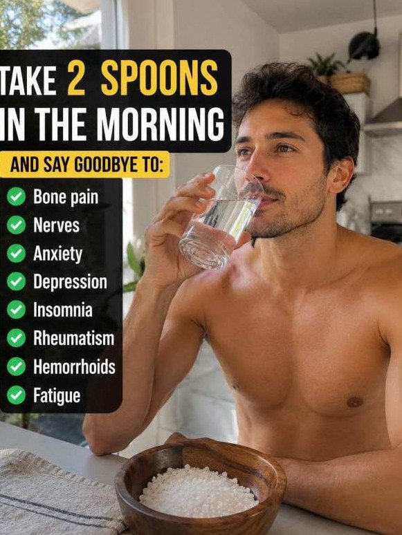 Forget Morning Stiffness & Sleepless Nights: The 2-Spoon Salt Water Ritual Experts WON'T Tell You About