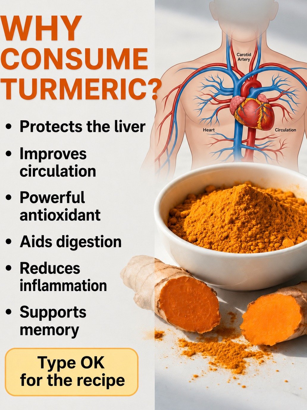 The Golden Secret You're Missing: How Turmeric Can Instantly Upgrade Your Health & Longevity