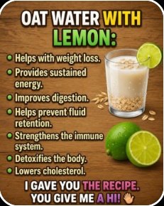 The Viral 2-Ingredient Drink You NEED: Why Oat Water with Lemon is Your Secret Weapon for Gut Health, a Stronger Heart, and Endless Energy!