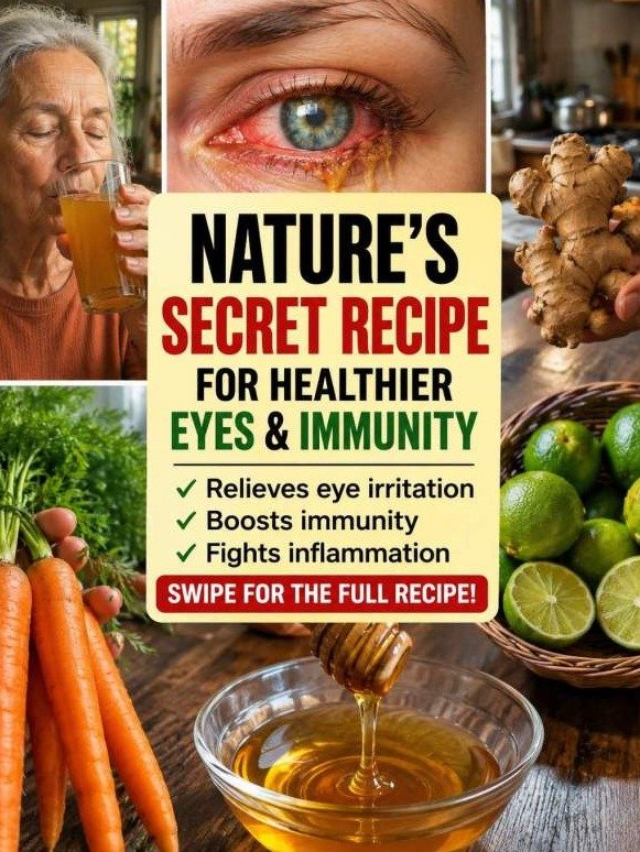 The Hidden Truth About Your Tired Eyes: This 3-Ingredient Morning Juice Changes Everything You Thought You Knew!