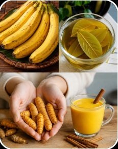 The Golden Elixir You're NOT Drinking: See What Banana, Guava Leaves, & Turmeric Do to Your Body's Blood Sugar and Pressure!