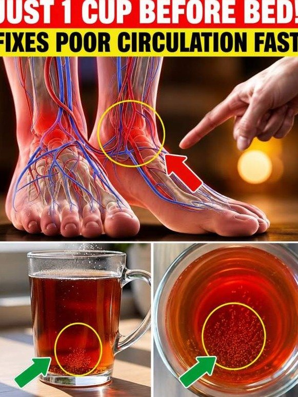 The Overnight Secret: Drink THIS Before Bed to Banish Cold Legs and Boost Circulation (Especially If You're Over 60)