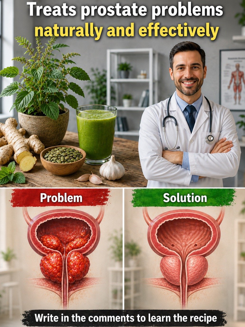 Men Over 40, Listen Up: This Forgotten Green Plant Is Your Prostate's Secret Weapon for Better Urinary Health!