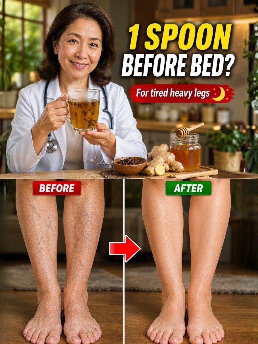 The 1-Spoon Bedtime Secret: How This Simple Ritual Can Banish Heavy Legs Overnight