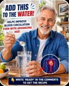 The #1 Mineral Seniors Are Secretly Adding to Their Water for Incredible Circulation & Energy (You Need to Know This!)