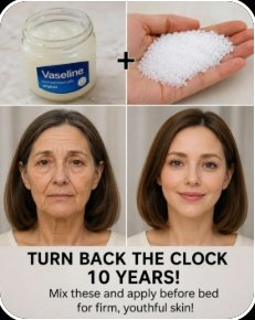 The $5 Vaseline + Salt Secret: How to Get Tighter, Smoother Skin That Looks YEARS Younger (Especially If You're Over 40!)