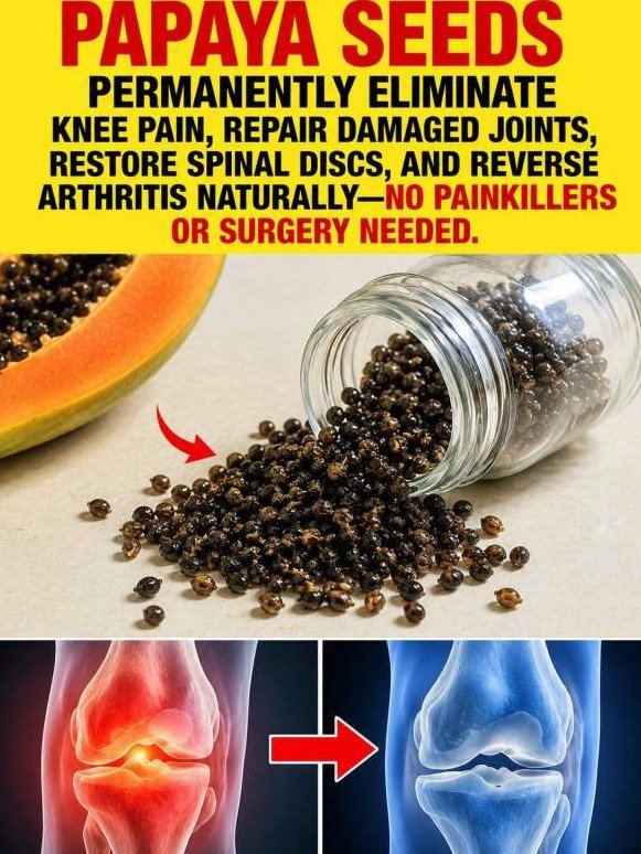 Stop Throwing Them Away! These Tiny Papaya Seeds Unlock a 'Joint Flush' Your Knees and Back Desperately Need