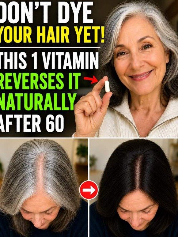 Gray Hair? Stop Everything! This ONE Secret Vitamin Could Bring Back Your Natural Color (No Dye Needed)