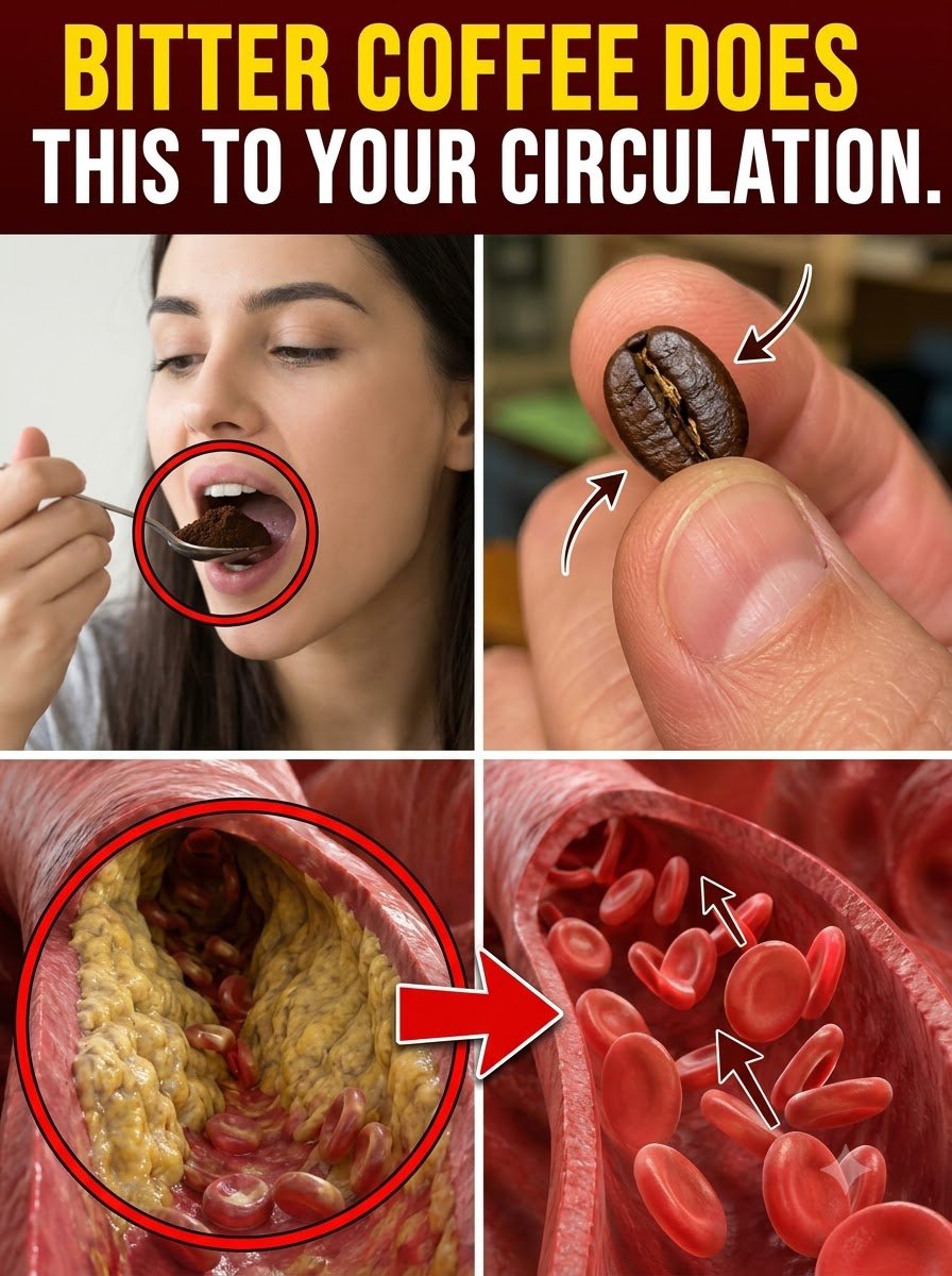 The ONE Bitter Sip That Could REVERSE Aging Blood Vessels After 60 (Most People Miss This Crucial Detail)