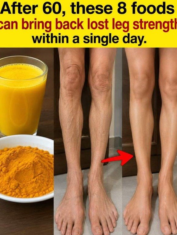 After 60: Uncover the 8 SHOCKING Foods That Can Instantly Revive Weak Legs and End Mobility Struggles!