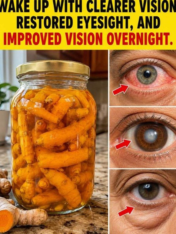The ONE Golden Nighttime Habit That Could COMPLETELY Transform Your Eyes By Morning (Hint: It's Turmeric!)