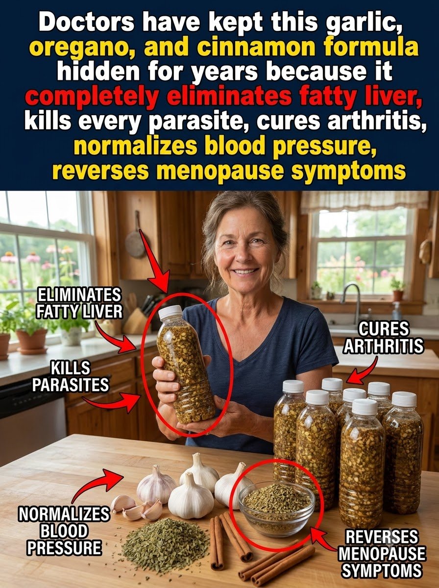 The Shocking 3-Ingredient Kitchen Secret That Targets Fatty Liver, Crushes Parasites, and Calms Menopause Symptoms!