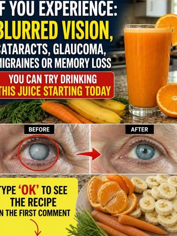 WARNING: Your Brain & Eyes Are Starving – This 3-Ingredient Juice Is the Cellular Reset You've Been Missing