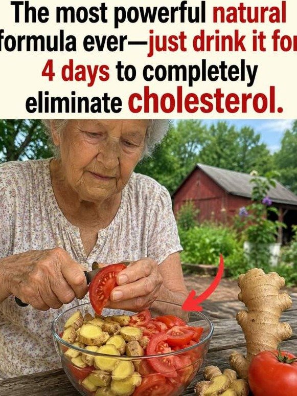 The Shocking Ginger-Tomato Secret That Obliterates Stubborn Cholesterol & Reclaims Your Youthful Energy