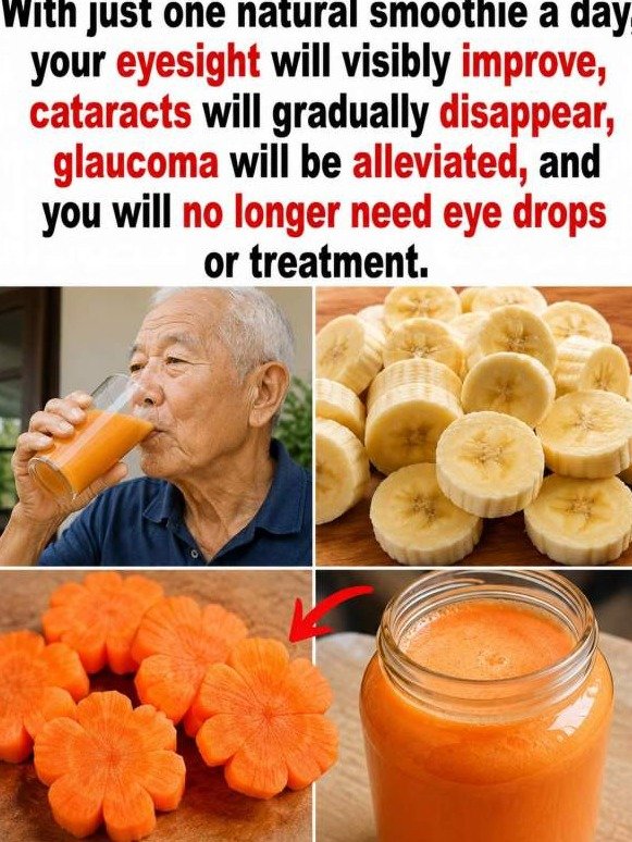 Forget Expensive Drops: This Shocking 3-Ingredient Smoothie Is REVOLUTIONIZING Your Vision (And Big Pharma Hates It)