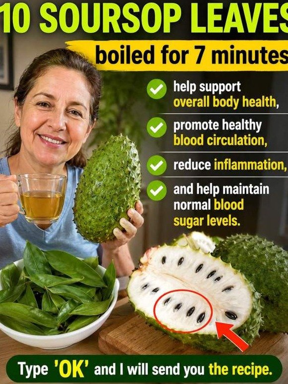 The 7-Minute Soursop Secret: How Boiling These Leaves Can REVOLUTIONIZE Your Blood Sugar, Circulation & Energy!