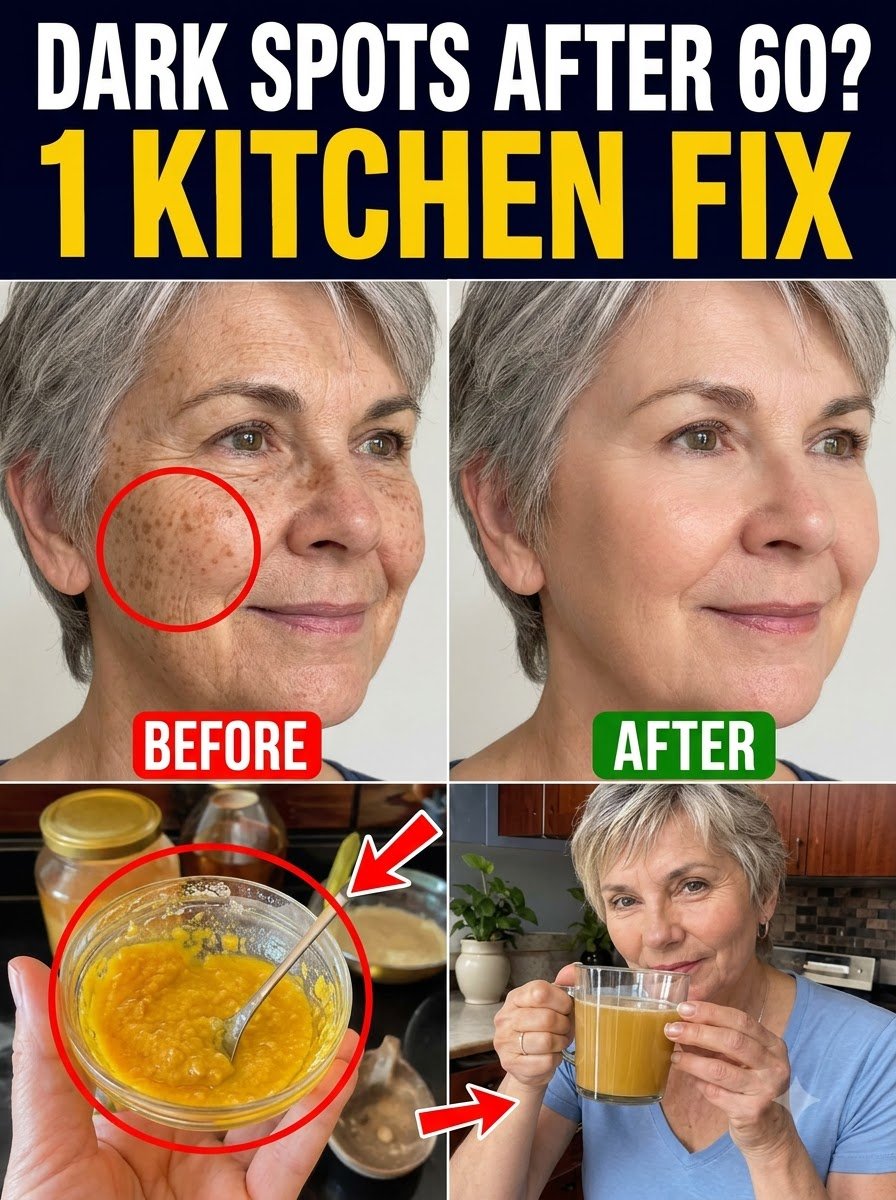 The Kitchen Secret That *Actually* Switches Off Dark Spot Pigment After 60 (And It's NOT What You Think!)