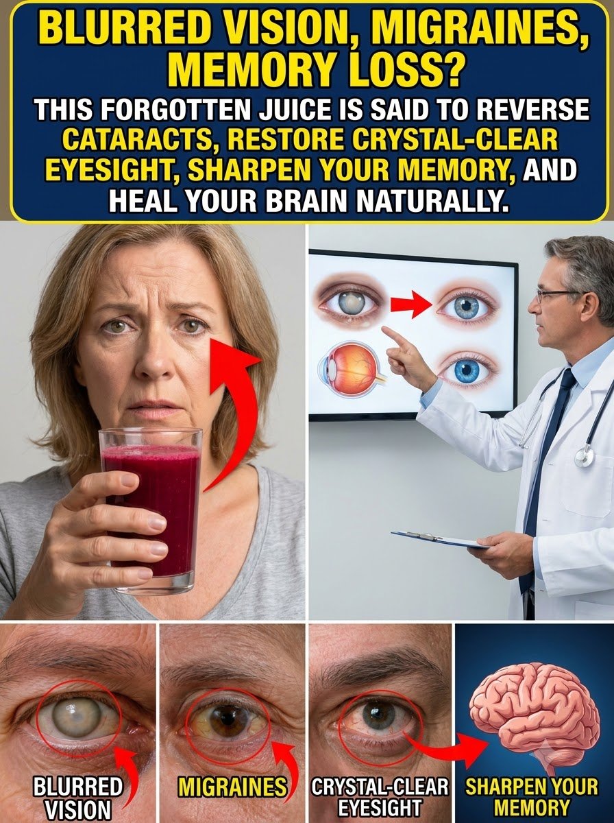STOP Suffering: This Forgotten Red Juice Is the Brain's ULTIMATE Reset for Migraines, Foggy Memory, and Blurry Vision
