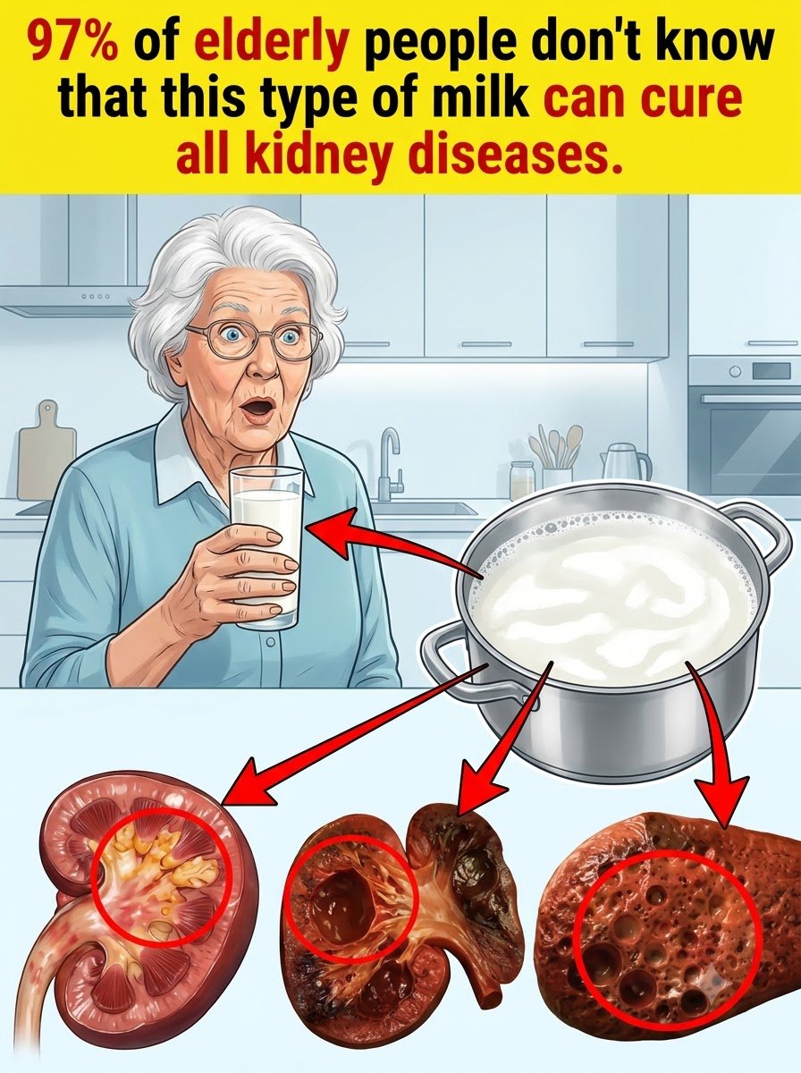 The 'Healthy' Milk 97% of Older Adults Drink That's Secretly Destroying Their Kidneys