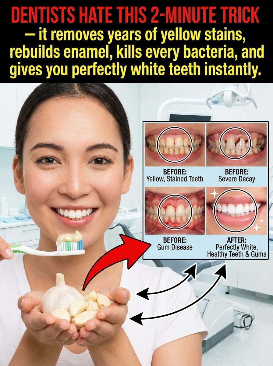 Unlock a Brighter Smile in 2 Minutes: The Garlic & Salt 'Tooth Reset' Dentists Are Quietly Obsessed With (But Won't Share)