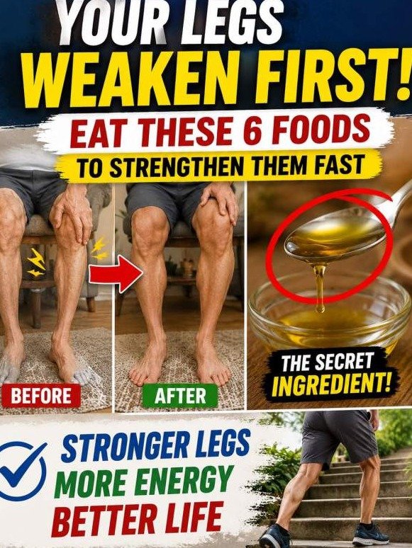 The Shocking Truth: Your Legs Weaken FIRST. Unlock the 6 Foods That *Demand* Them Back!