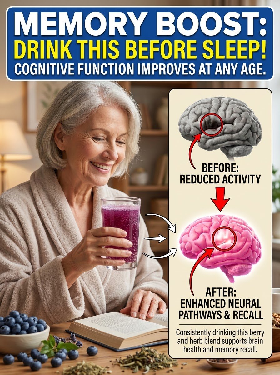 Unlock Your Brain's Full Power Overnight: The Purple Drink That Flushes Out Fog While You Sleep!