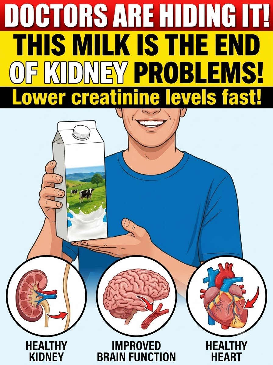 WARNING: Your Daily Milk Could Be Silently Harming Your Kidneys! The 3 Life-Changing Substitutes for High Creatinine You NEED to Know NOW