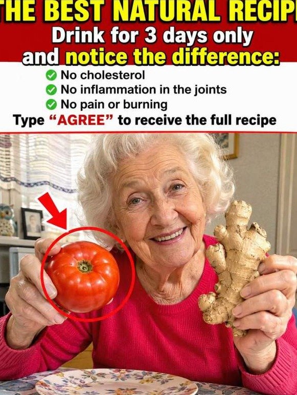 The Hidden Truth: How THIS Simple Ginger-Tomato Drink Erases Joint Pain, Slashes Cholesterol, and Stops Burning Discomfort Cold