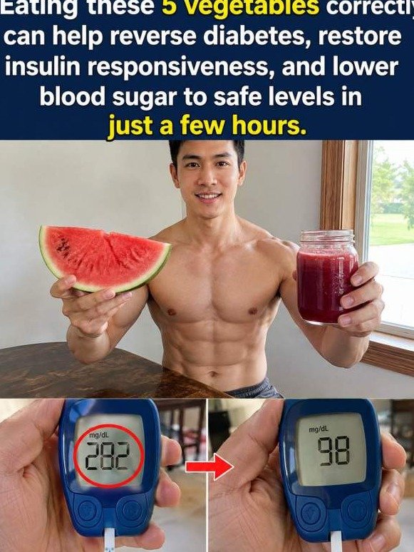 Stop Ignoring These 5 Vegetables: The Simple 'Drain Reset' That Could Stabilize Your Blood Sugar