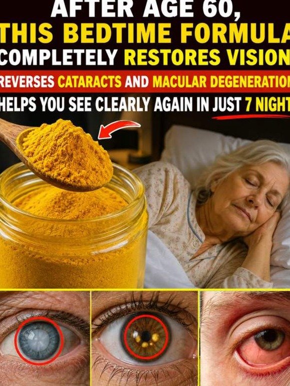 After 60? Your Eyes Are Begging For This Turmeric Bedtime 'Reset' (Don't Miss Out!)