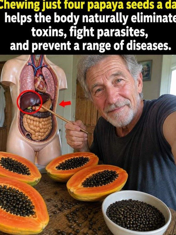 Stop Throwing Them Out! 4 Papaya Seeds a Day Could Be the 'Internal Scrub' Your Gut Desperately Needs