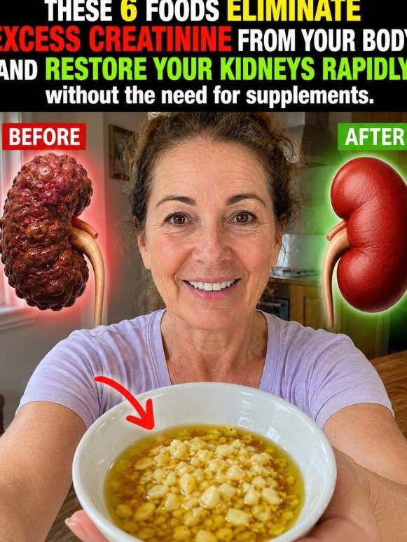 6 Foods That Force a Kidney 'Reset' and Flush Out High Creatinine Naturally