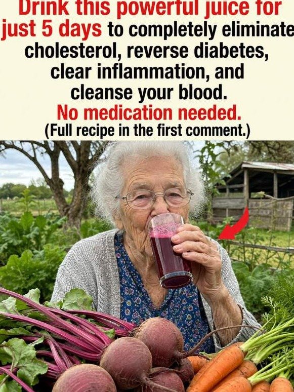 The ONE Red Drink Nobody Tells You About That Could TRANSFORM Your Cholesterol, Blood Sugar, & Inflammation!