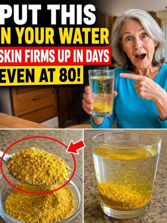 After 60? Drink THIS Daily To Activate Collagen & Watch Wrinkles Disappear!