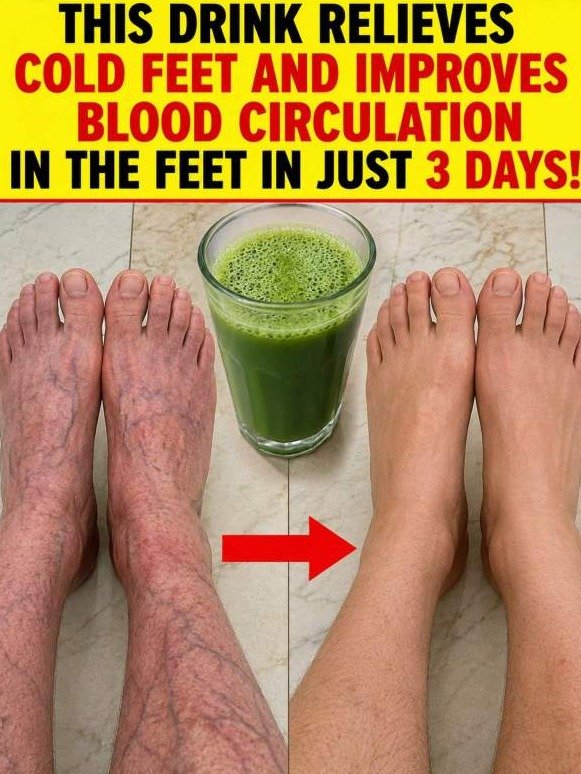 Stop Ignoring Cold Feet: The Simple Green Drink That Could Wake Up Your Circulation