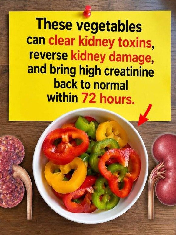 3 Ordinary Vegetables That ‘Flush’ Your Kidneys and Drop Creatinine Pressure