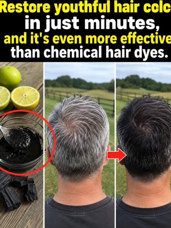 The Shocking 2-Ingredient Kitchen Hack That Makes Gray Hair Look Darker Instantly (No Dye Needed!)